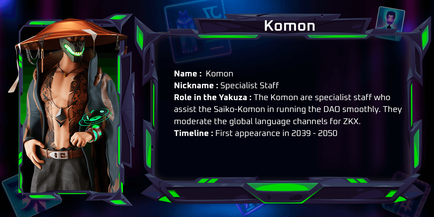 ZKX Yakuza - Komon