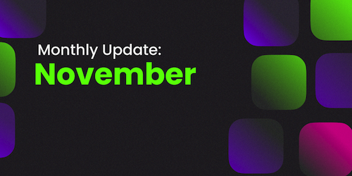 November Monthly Update